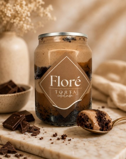 Floré Torta čokolada v kozarcu